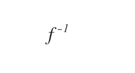 inverse function notation