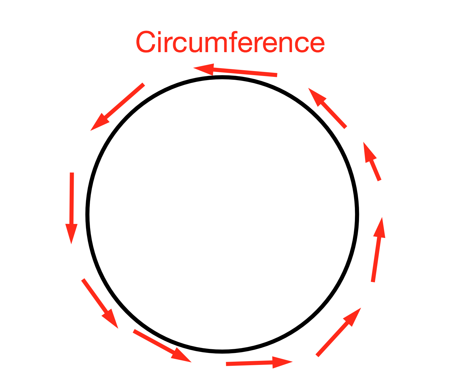 circumference of circle